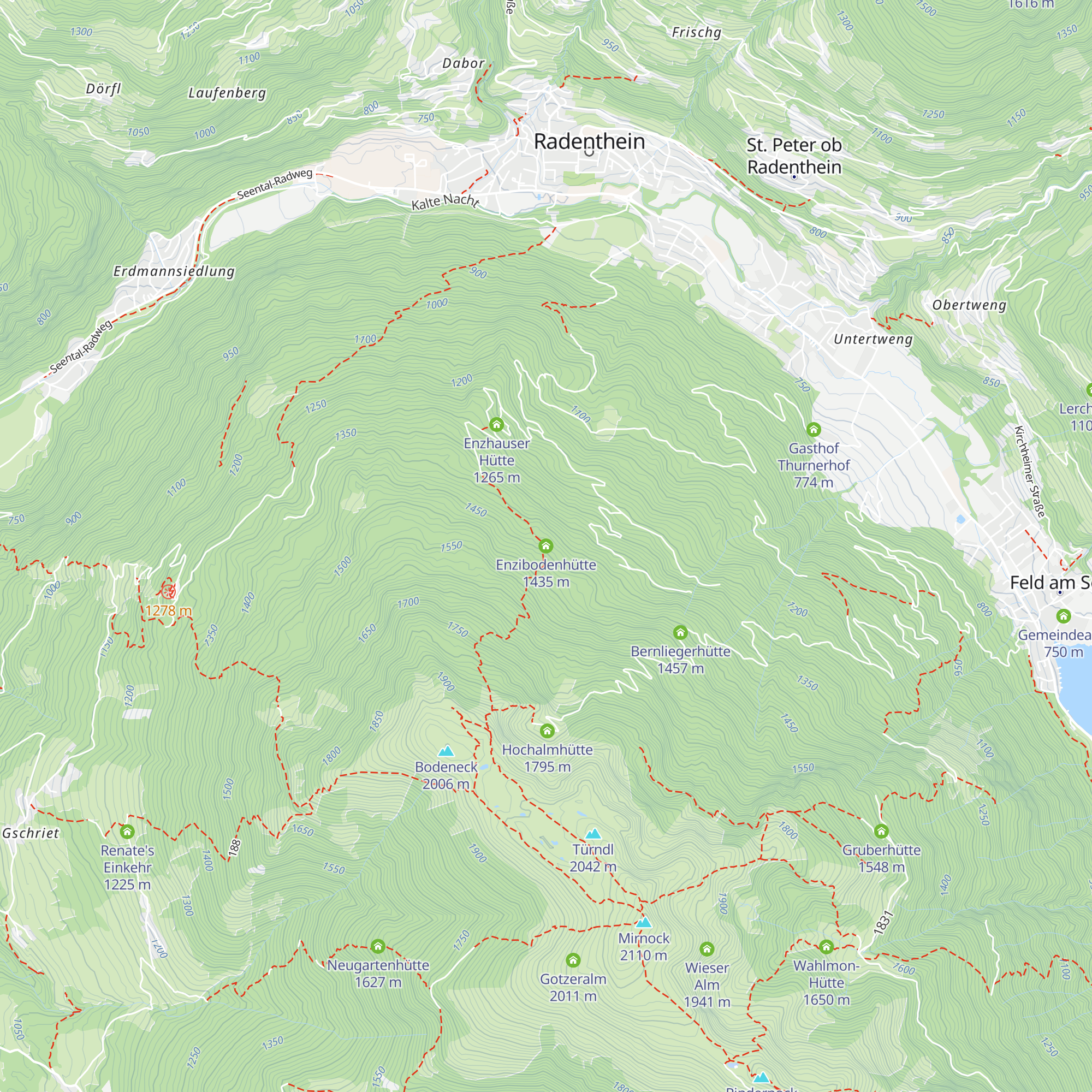 Enzibodenhütte map