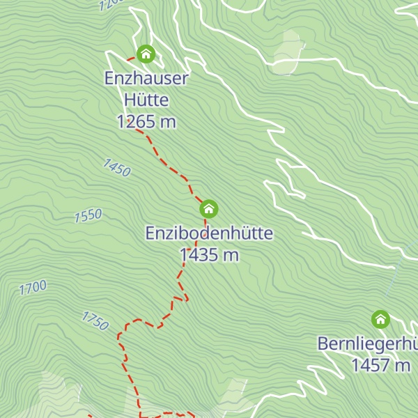Map of Enzibodenhütte