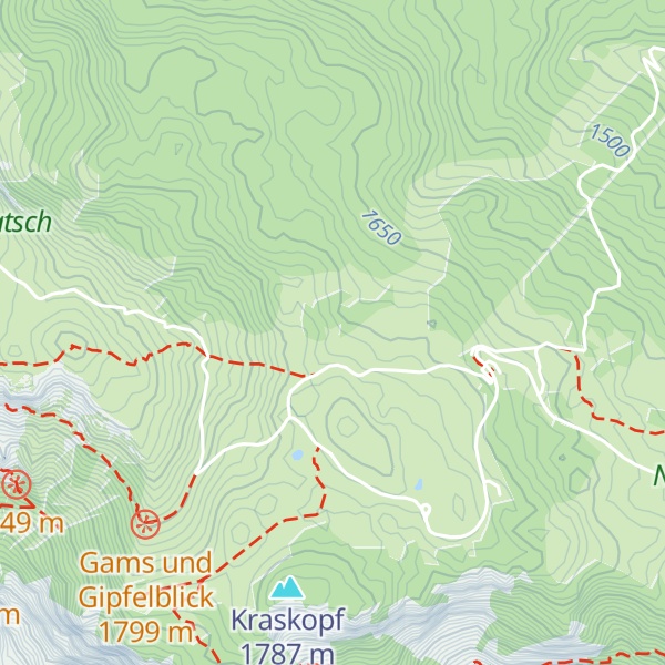 Map of Unterfellacher Hütte