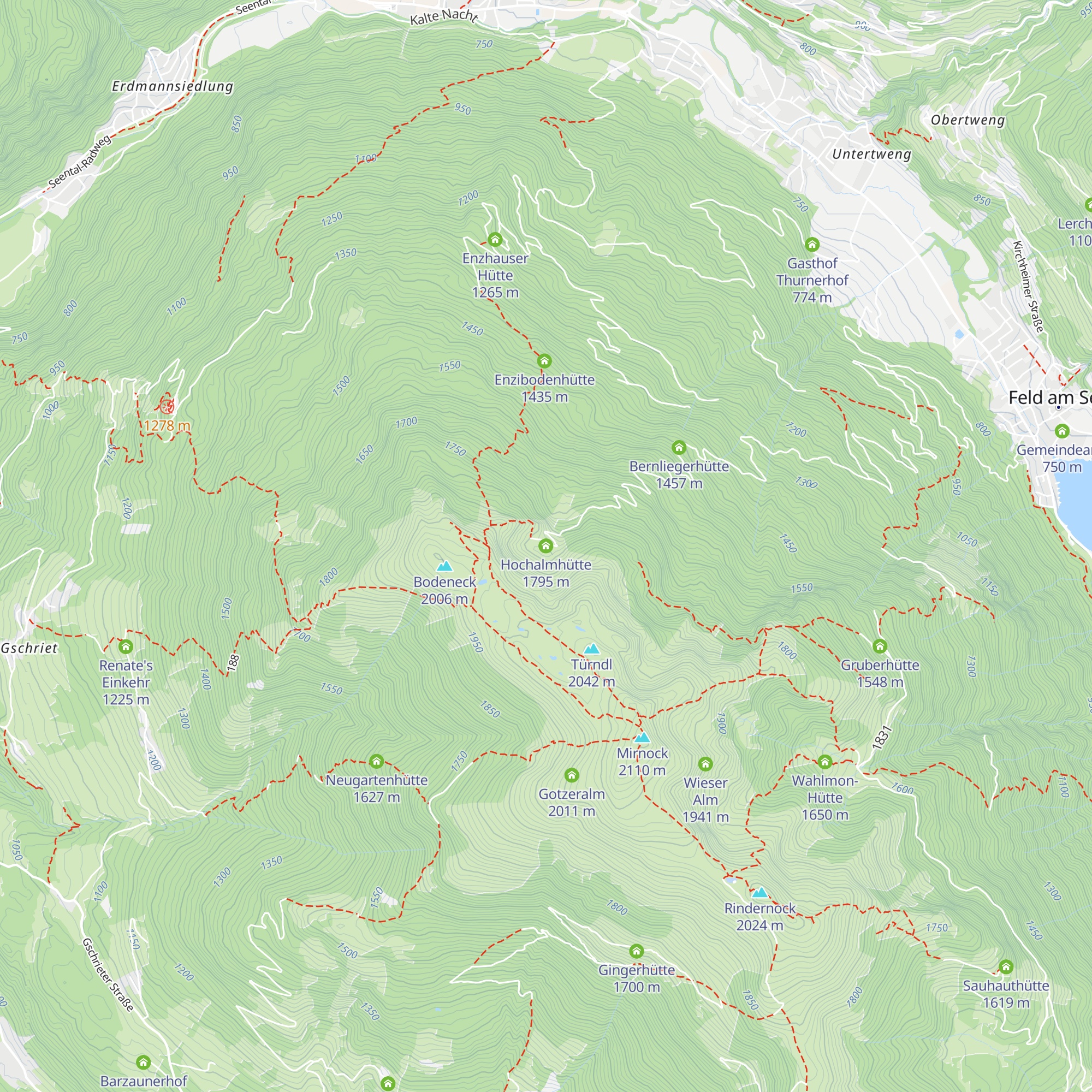 Hochalmhütte map