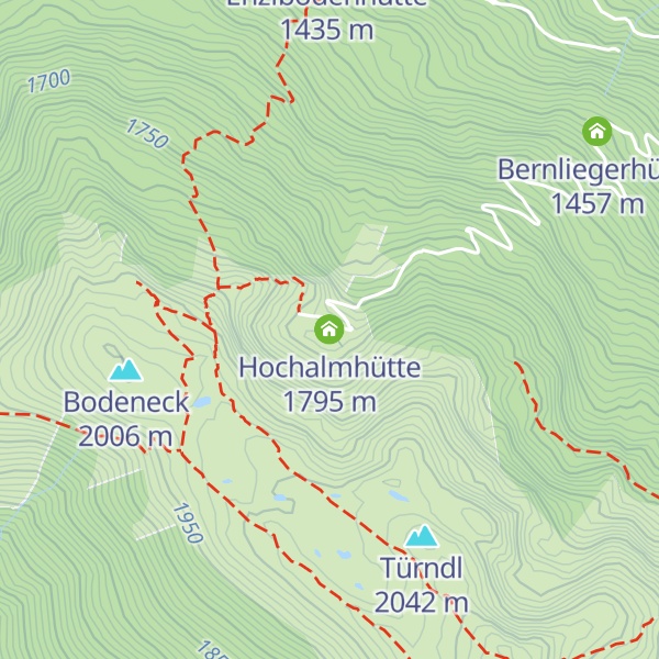 Map of Hochalmhütte