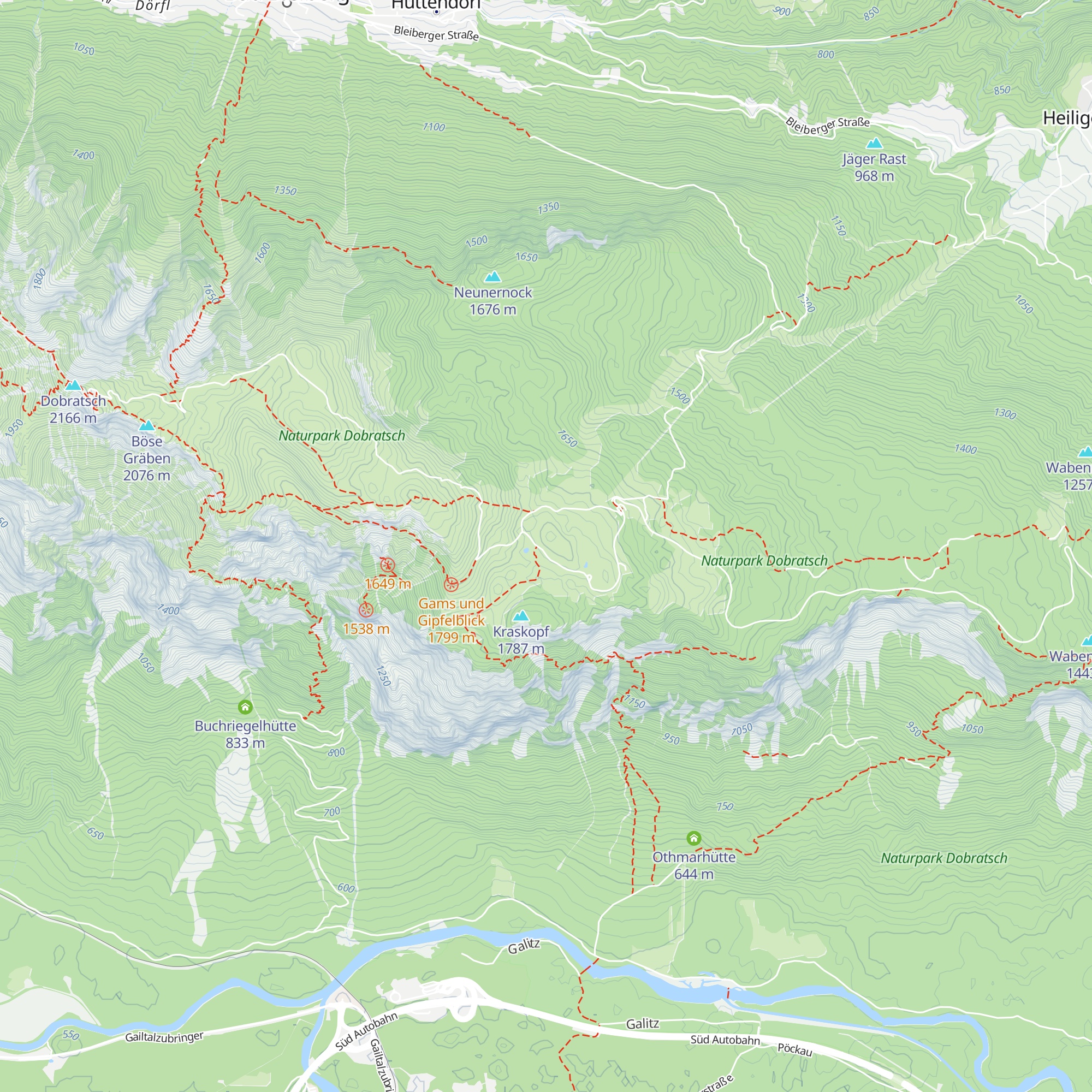 Halterhütte Agrargemeinschaft Nachbarschaft Villacher Alpe map