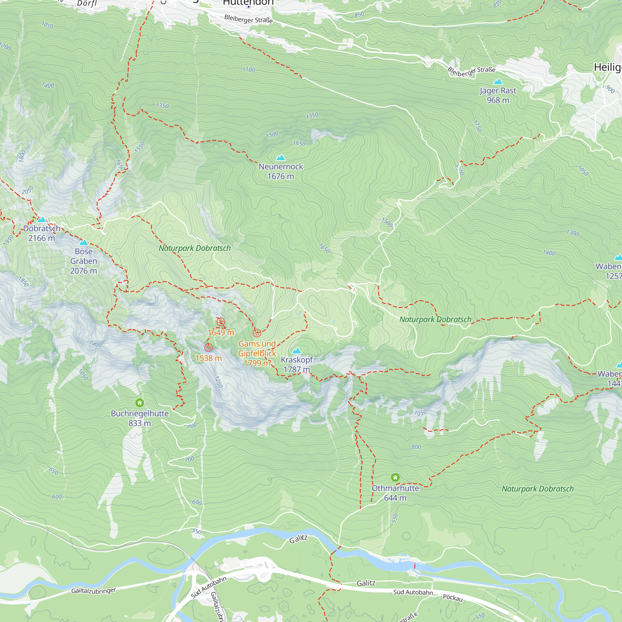 Halterhütte Agrargemeinschaft Nachbarschaft Villacher Alpe map