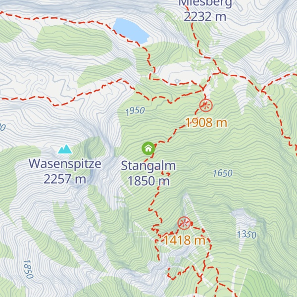 Map of Stangalm