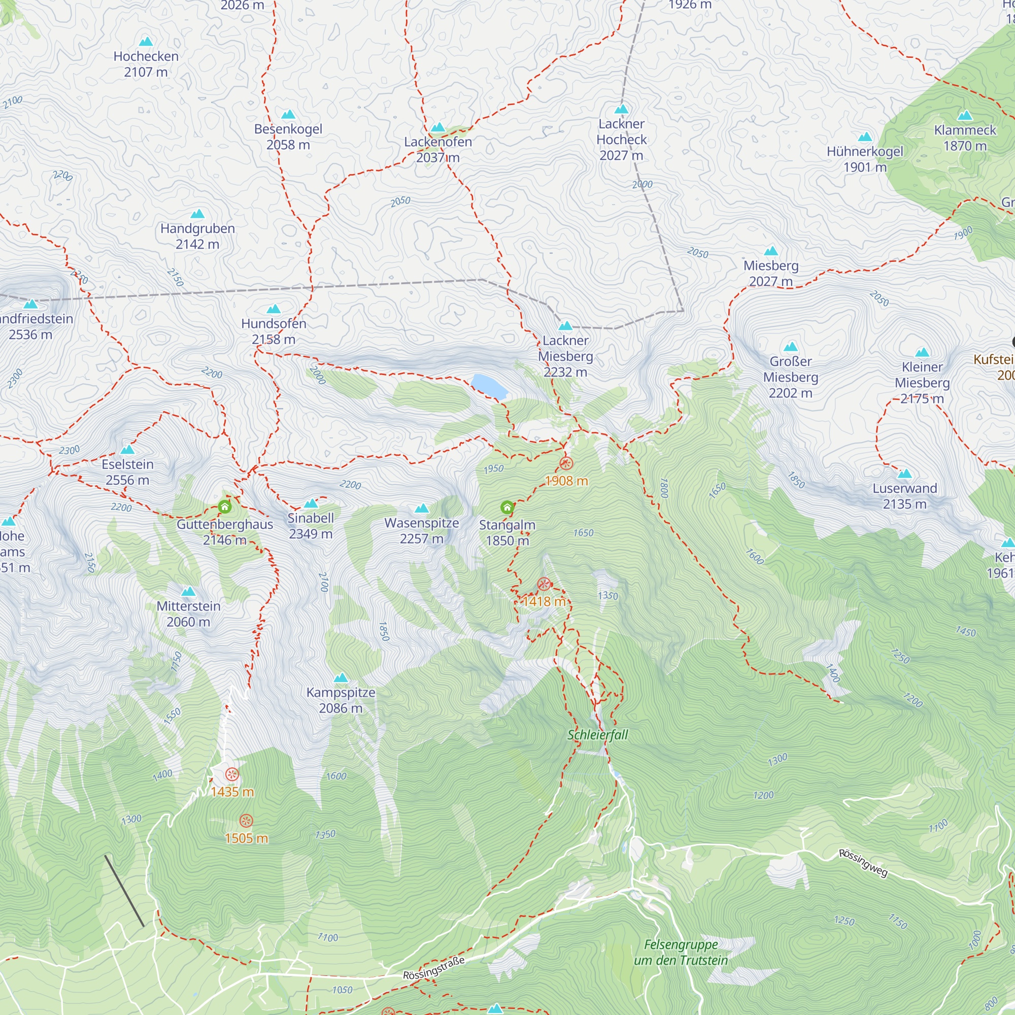 Stangalm map