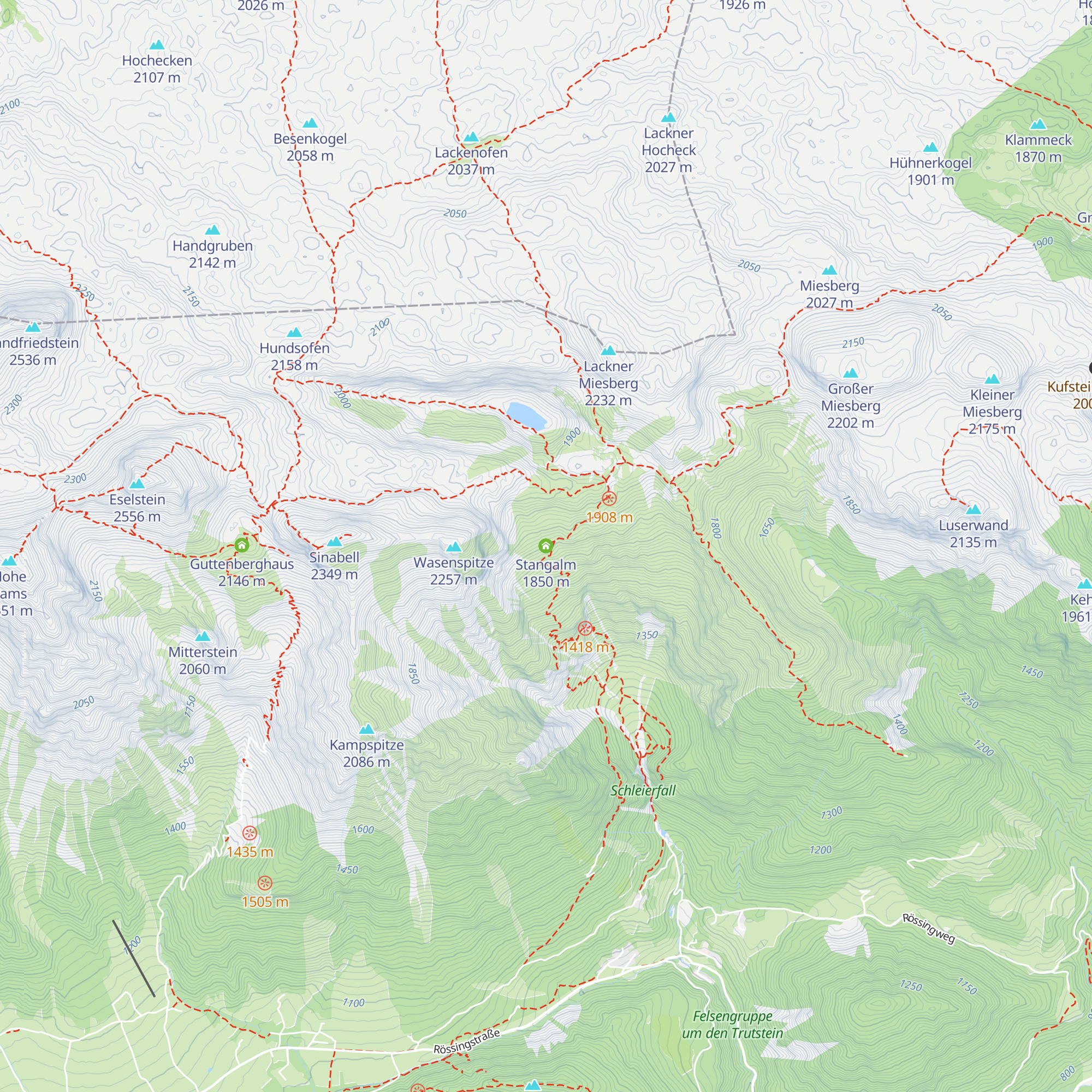 Stangalm map