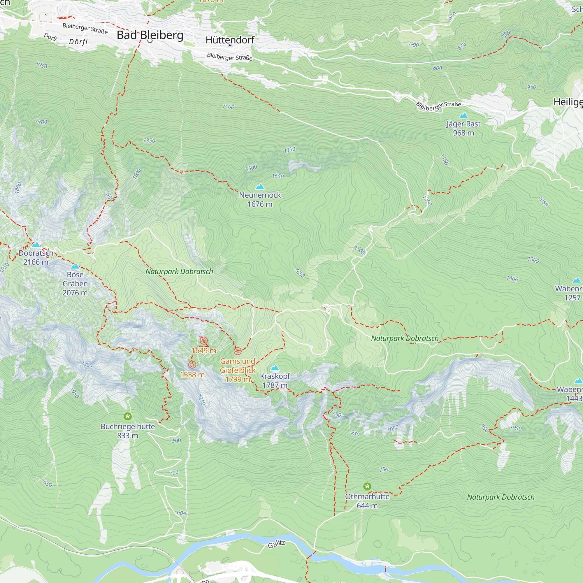 Heiligengeister Hütte map