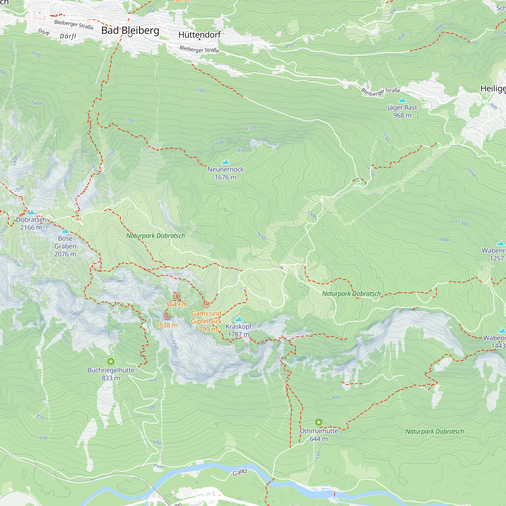 Heiligengeister Hütte map