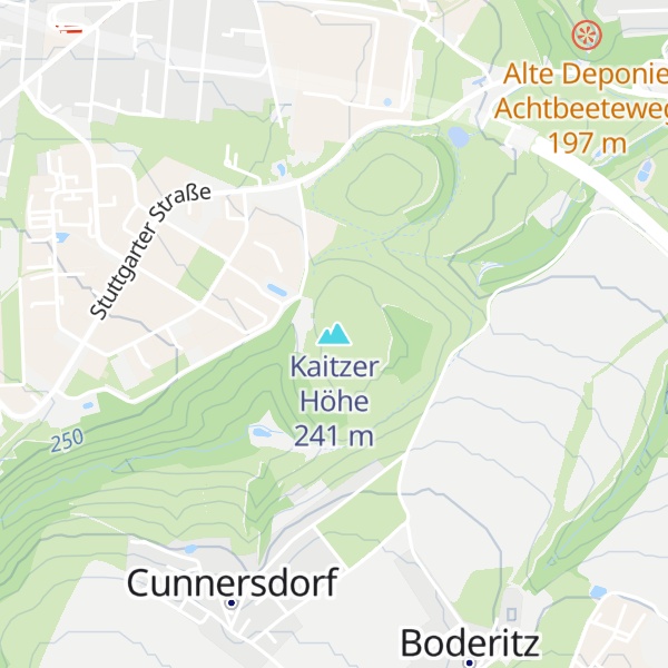 Map of Kaitzer Höhe