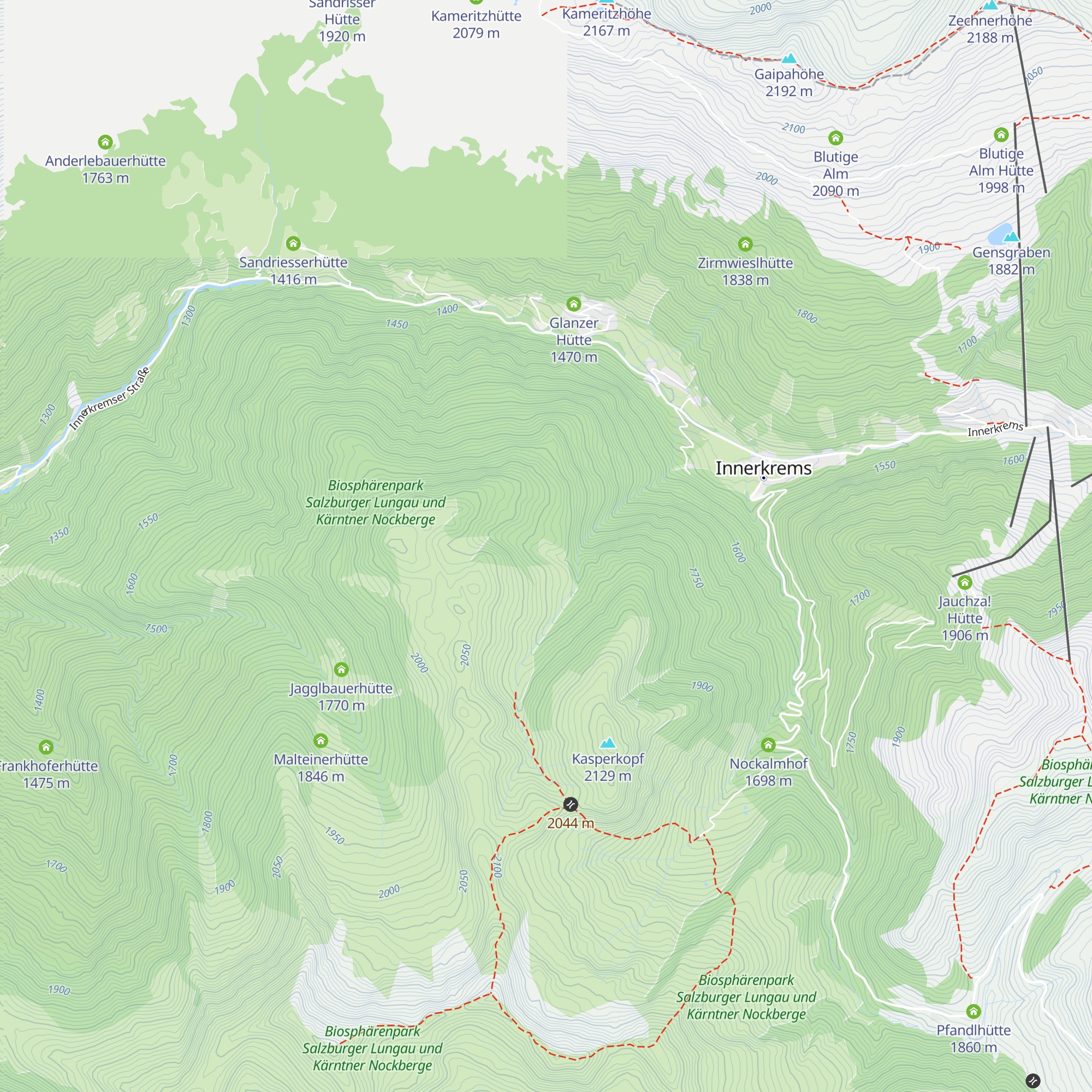 Schulteralm map