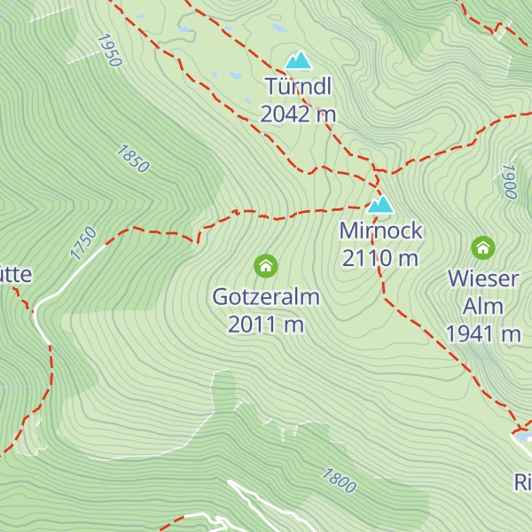 Map of Gotzeralm