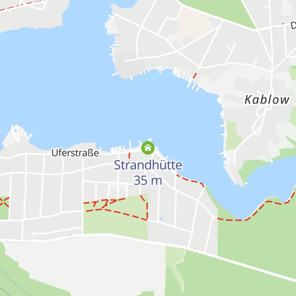 Map of Strandhütte