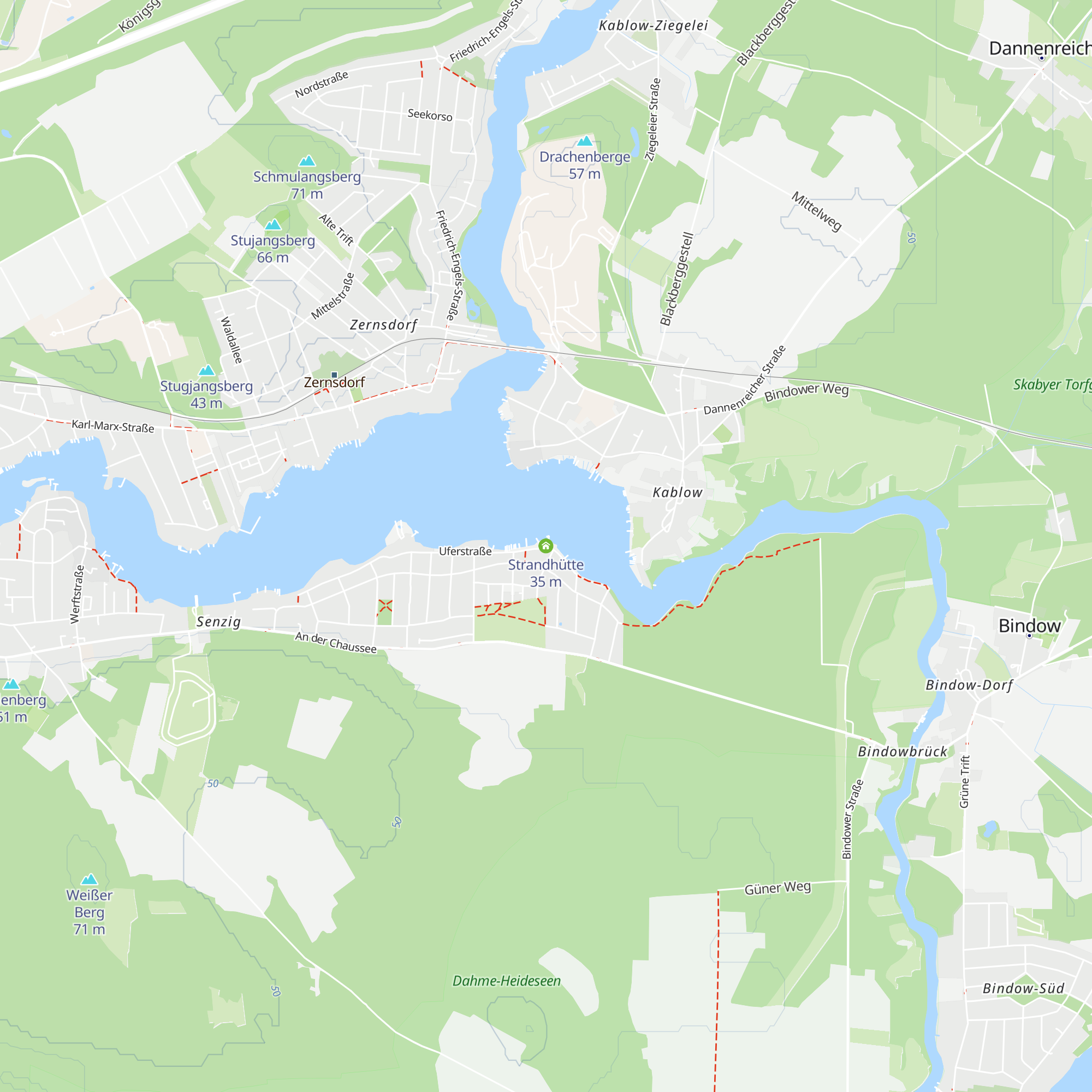 Strandhütte map