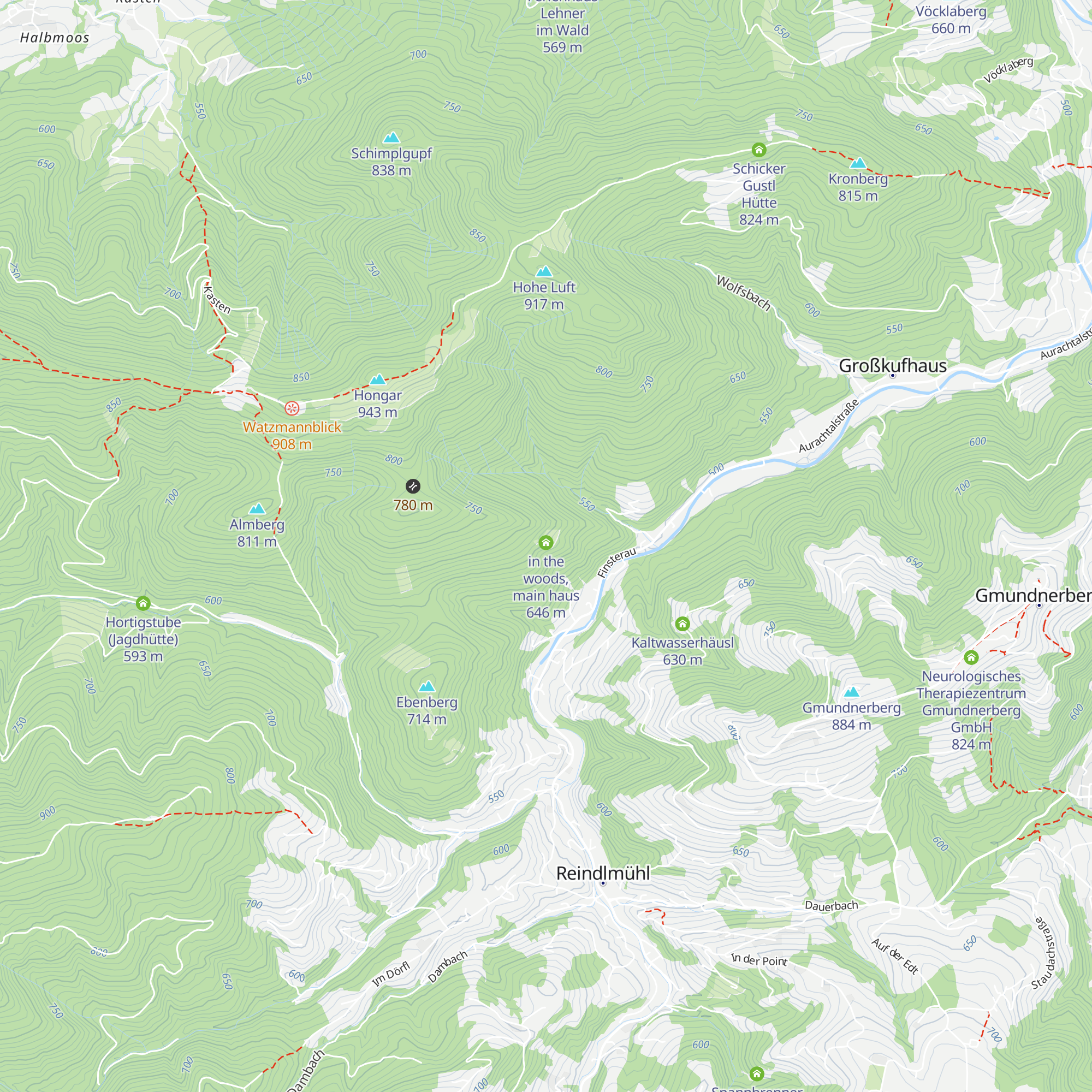 in the woods, guest kitchen map