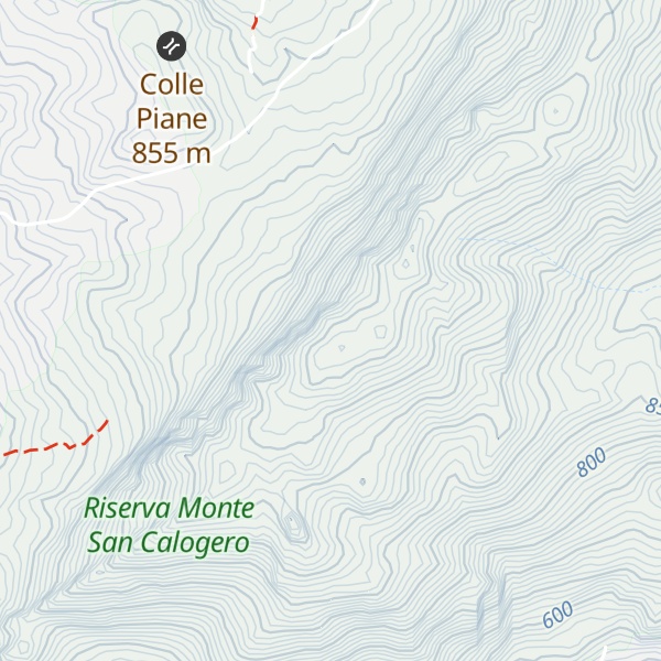 Map of Rocca di Mezzogiorno