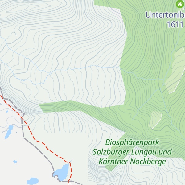 Map of Bruggeralm