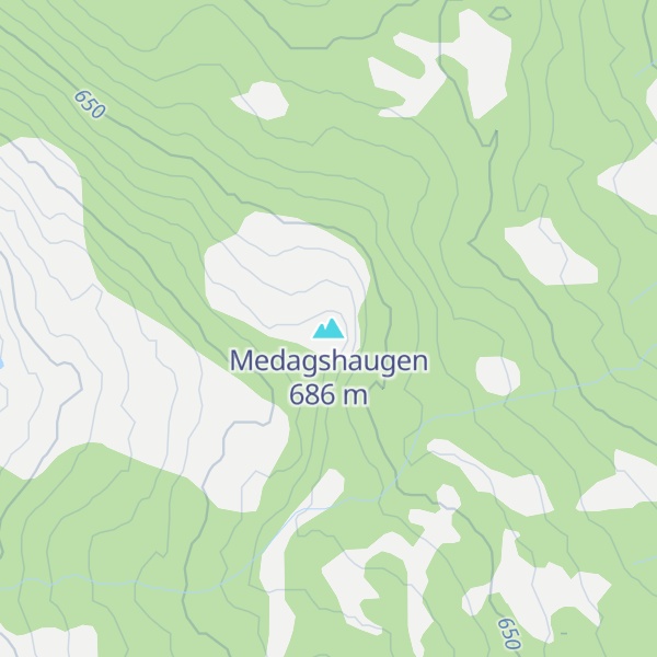 Map of Medagshaugen
