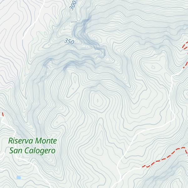 Map of Cozzo Grattaccio