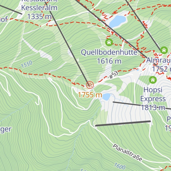 Map of Lärchkogelhütte