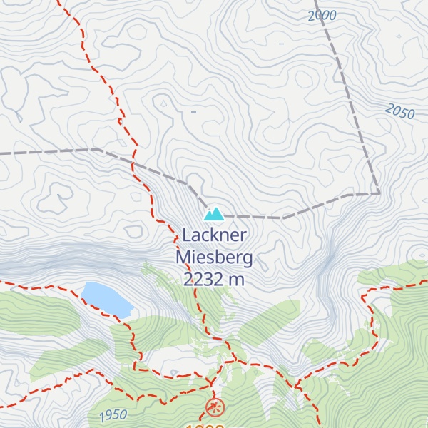 Map of Lackner Miesberg