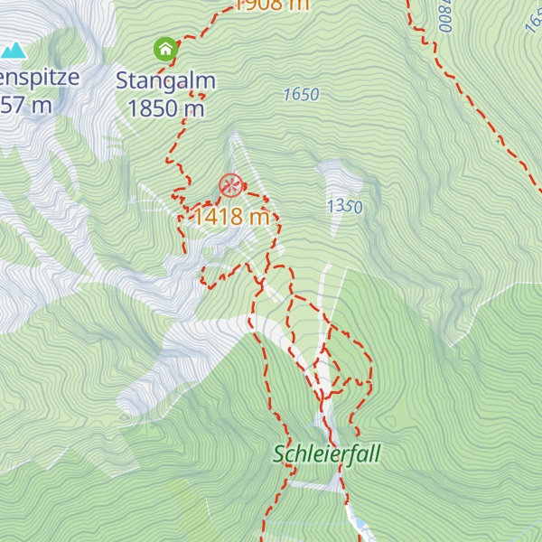 Map of Silberkarhütte