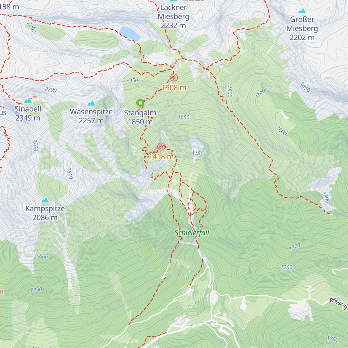 Silberkarhütte map