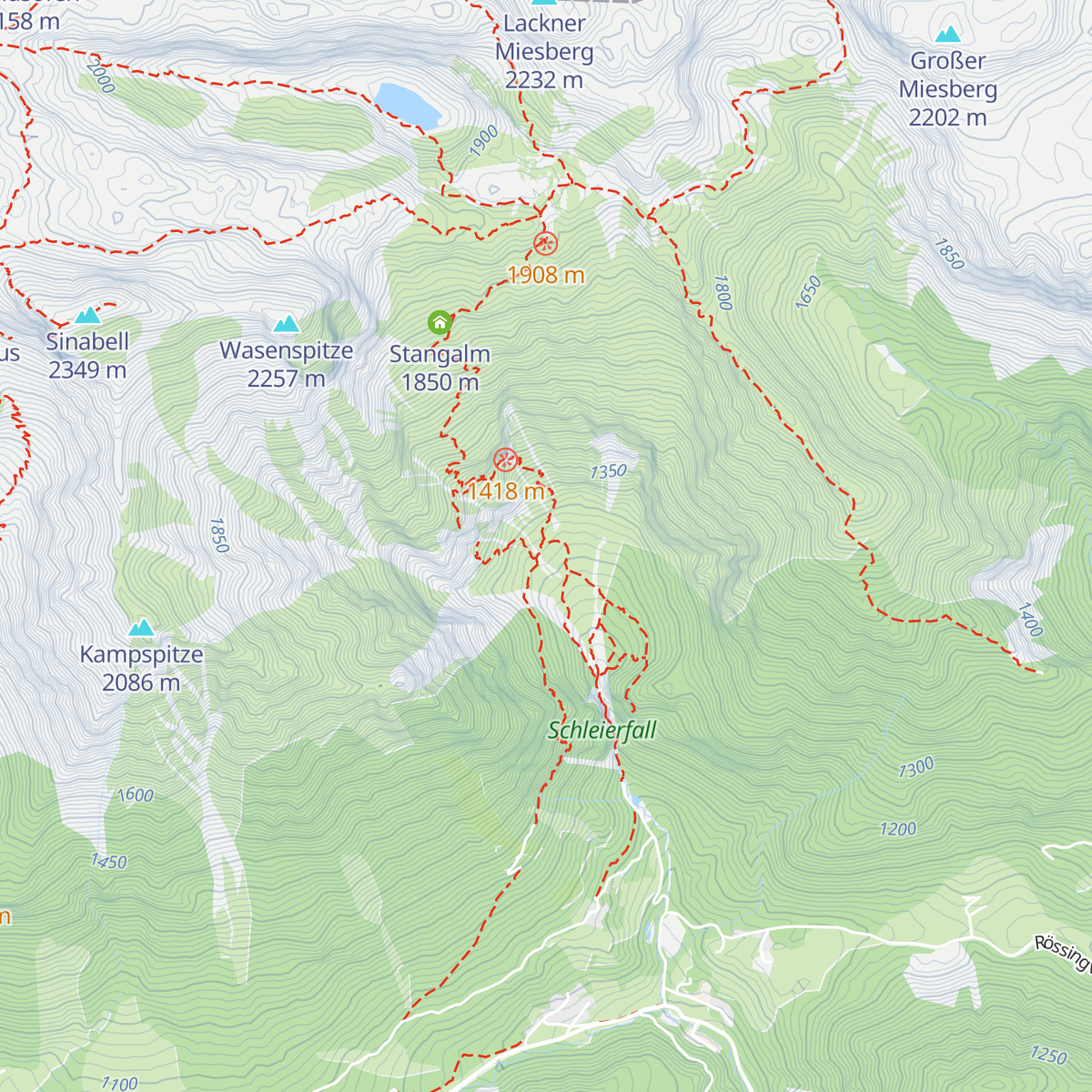 Silberkarhütte map