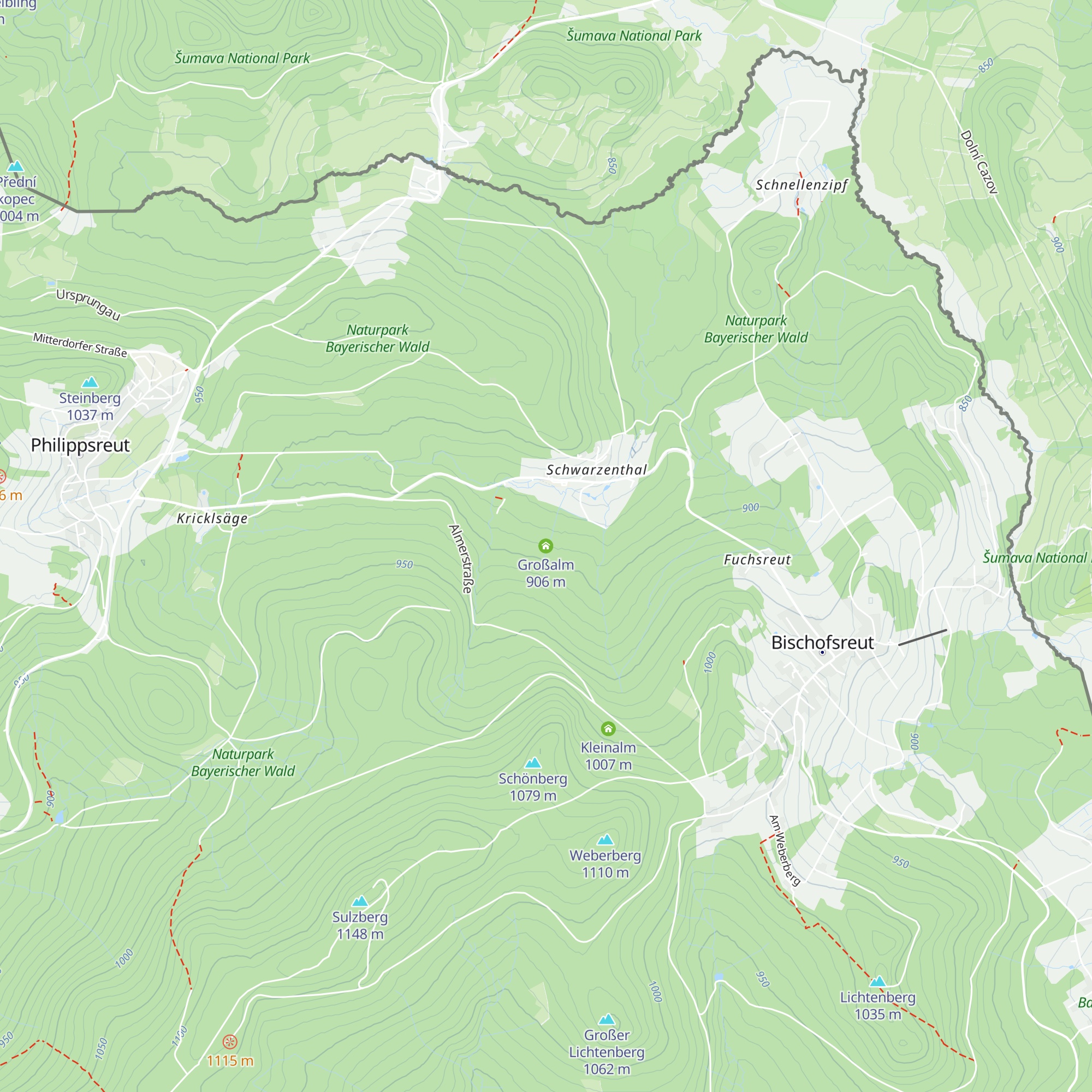 Großalm map