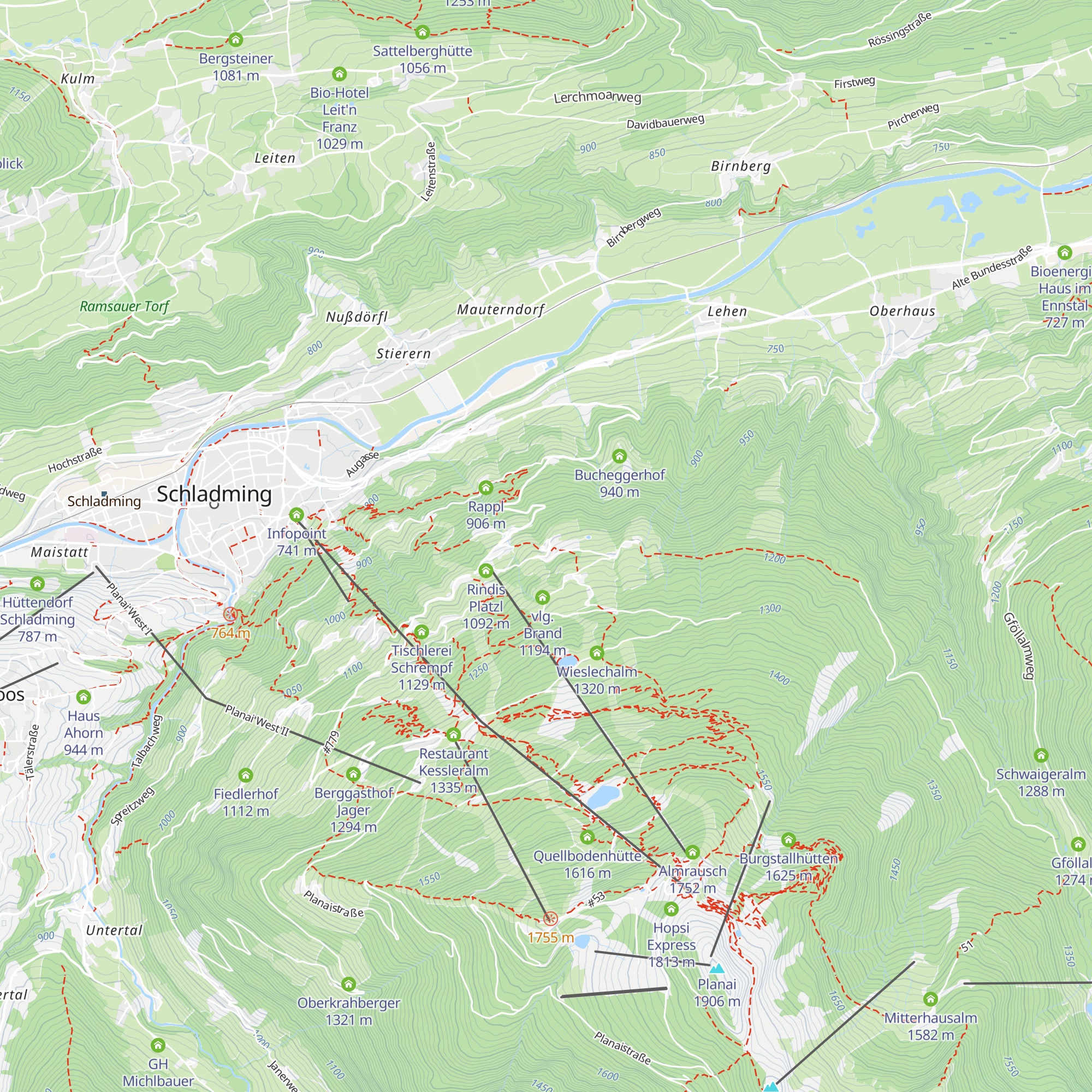 Hotel Schröckerhof map