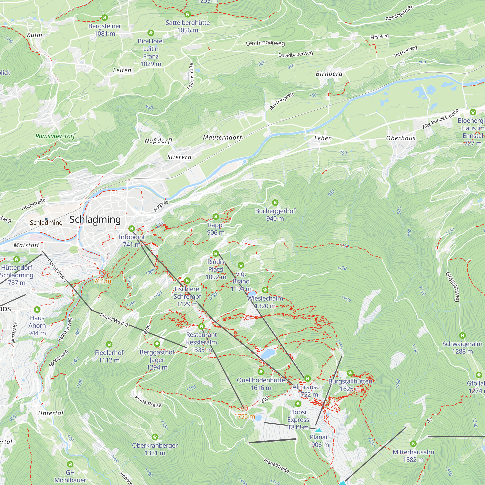 Hotel Schröckerhof map