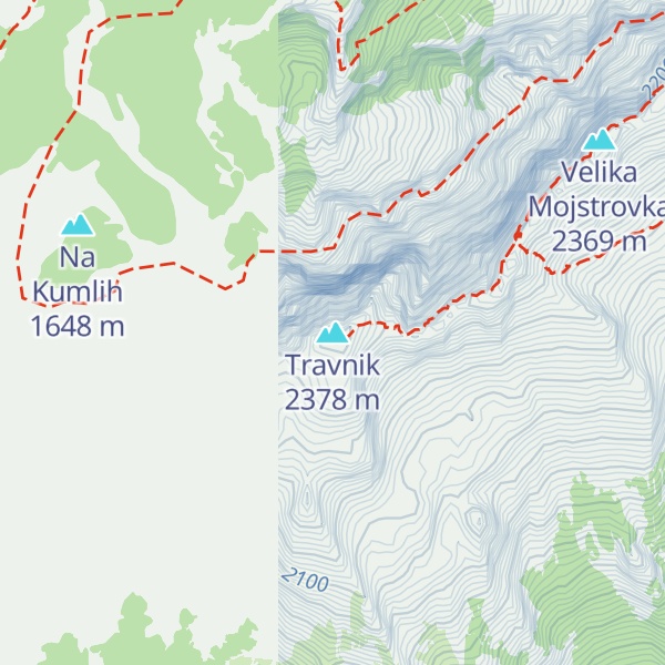 Map of Travnik