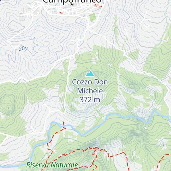 Map of Rocche di Don Michele