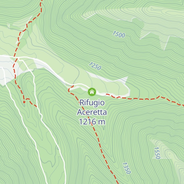 Map of Rifugio Aceretta