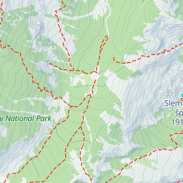 Map of Planinski dom Tamar