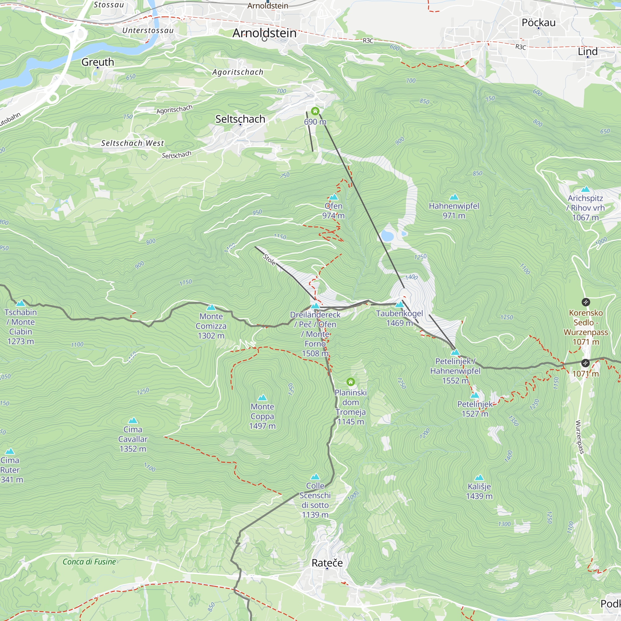 Ex-caserme map