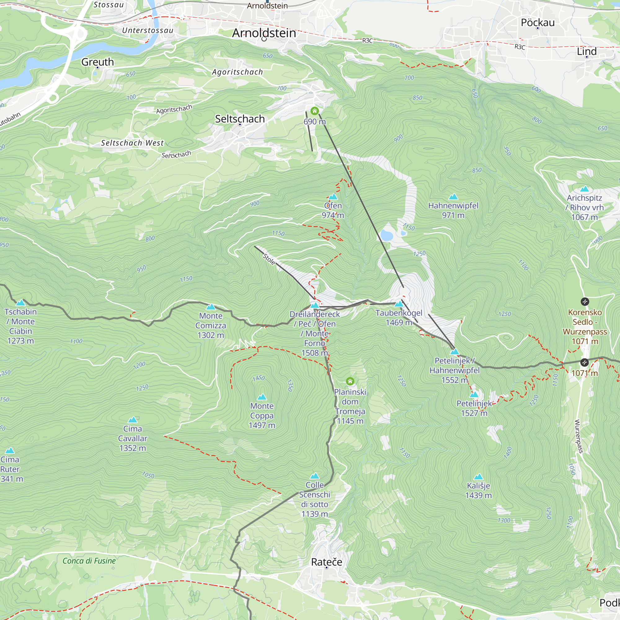 Ex-caserme map