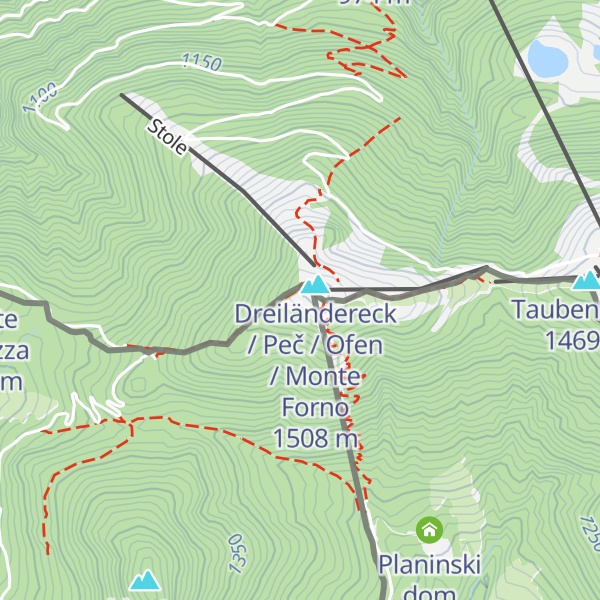 Map of Ex-caserme
