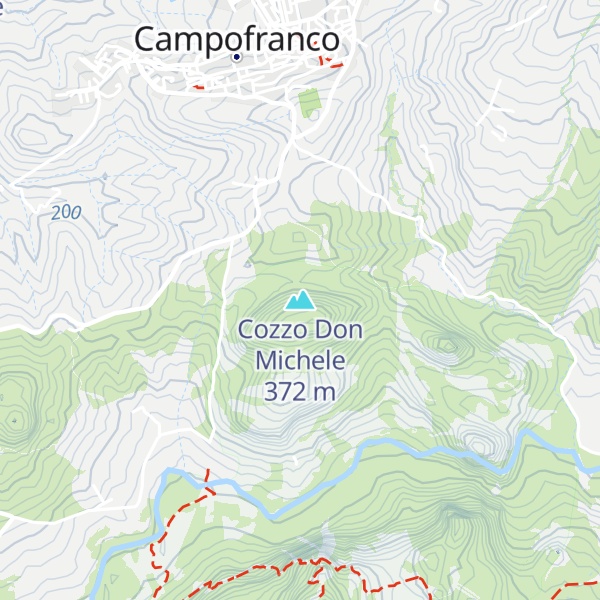 Map of Cozzo Don Michele