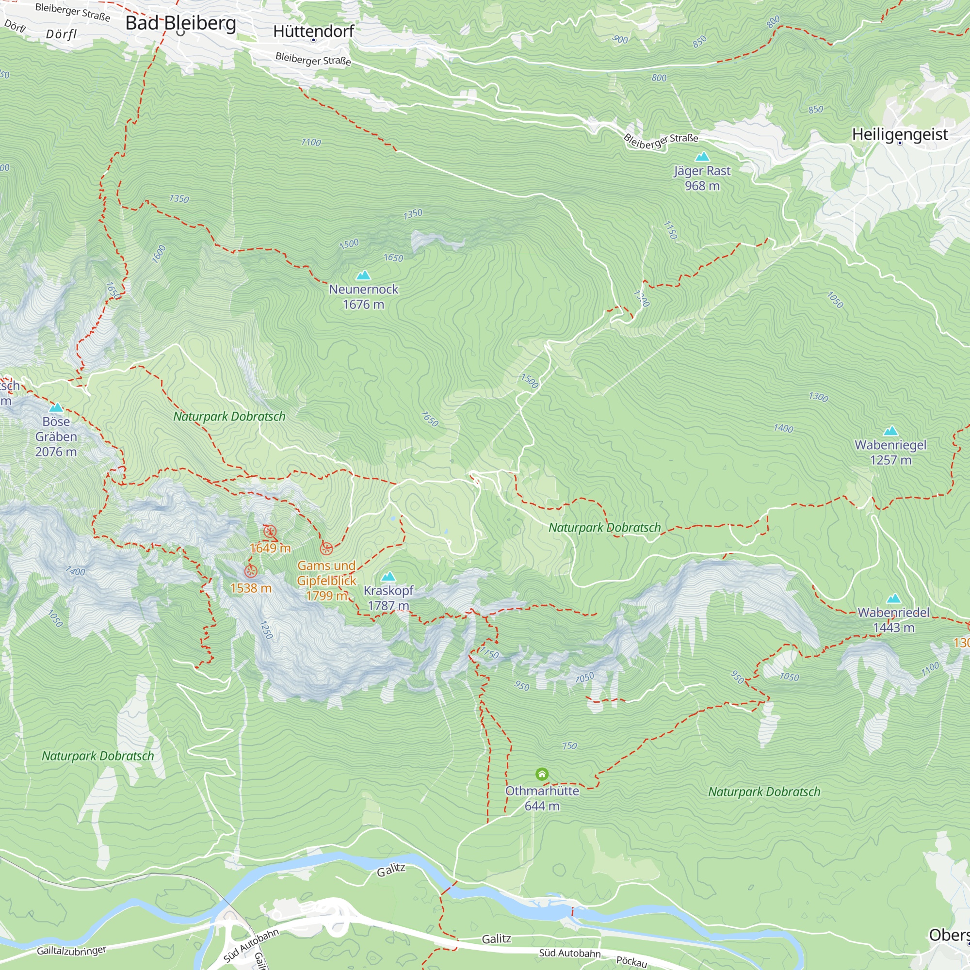 Aichingerhütte map