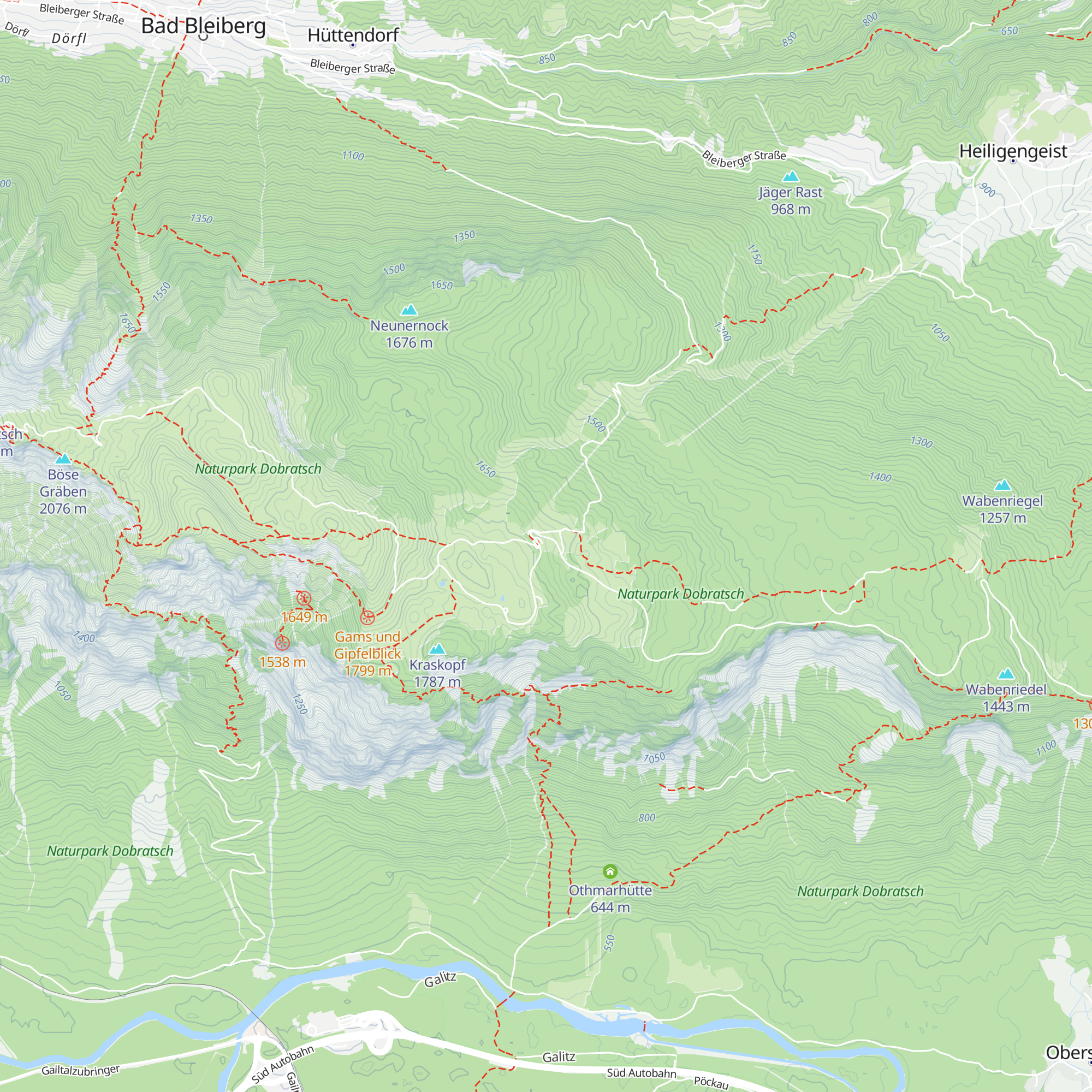 Aichingerhütte map