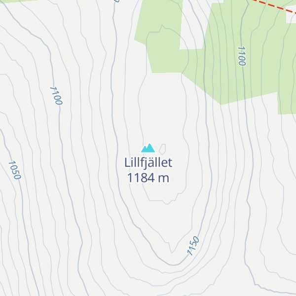 Map of Lillfjället