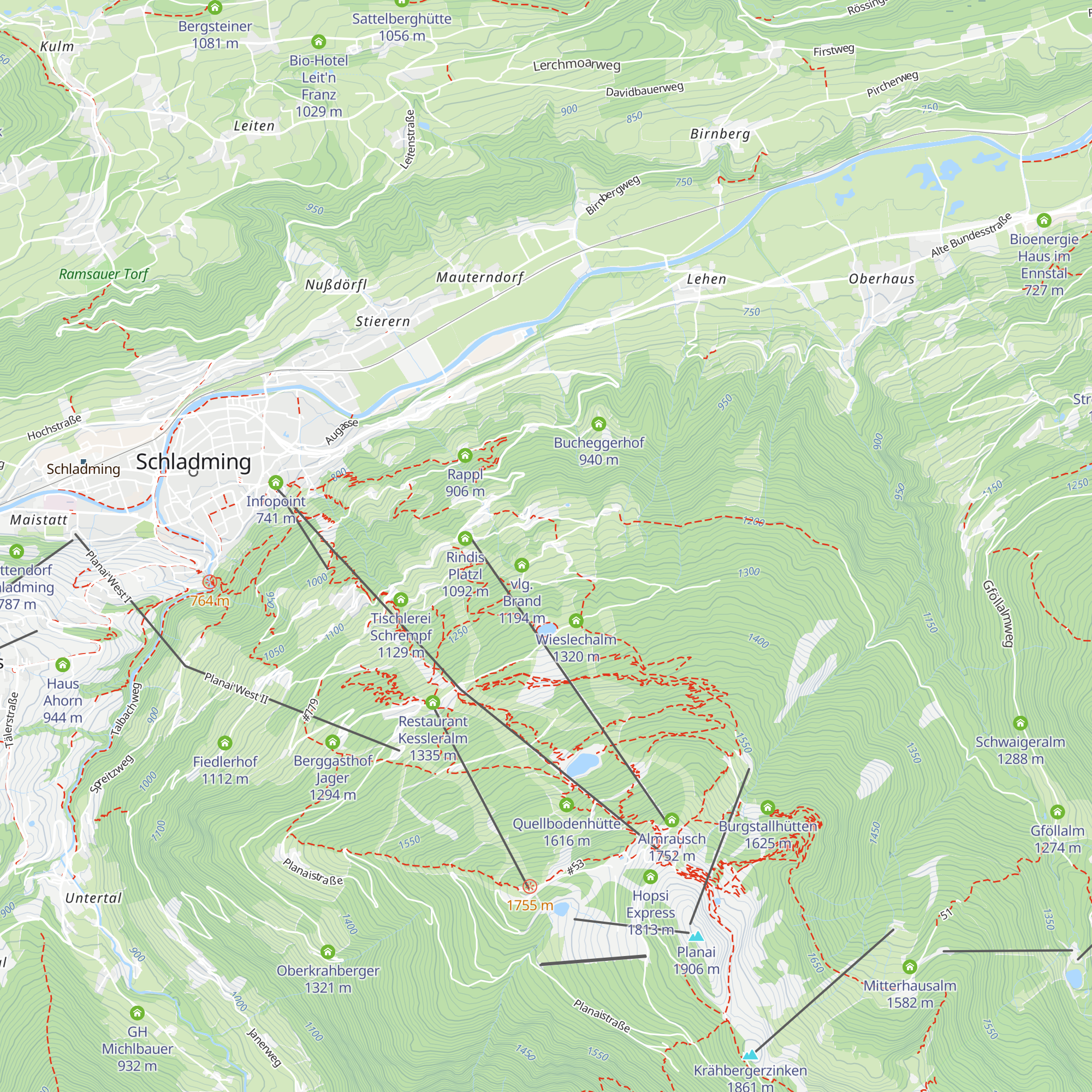 Ennstalblick map