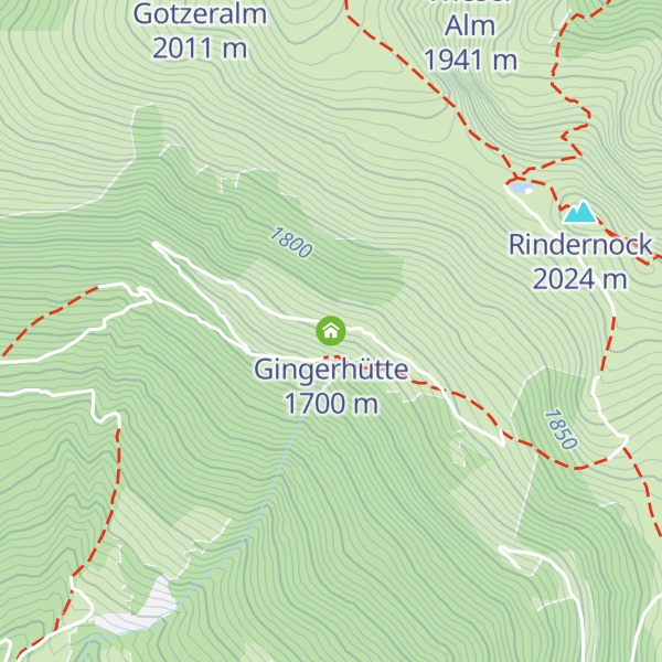Map of Gingerhütte