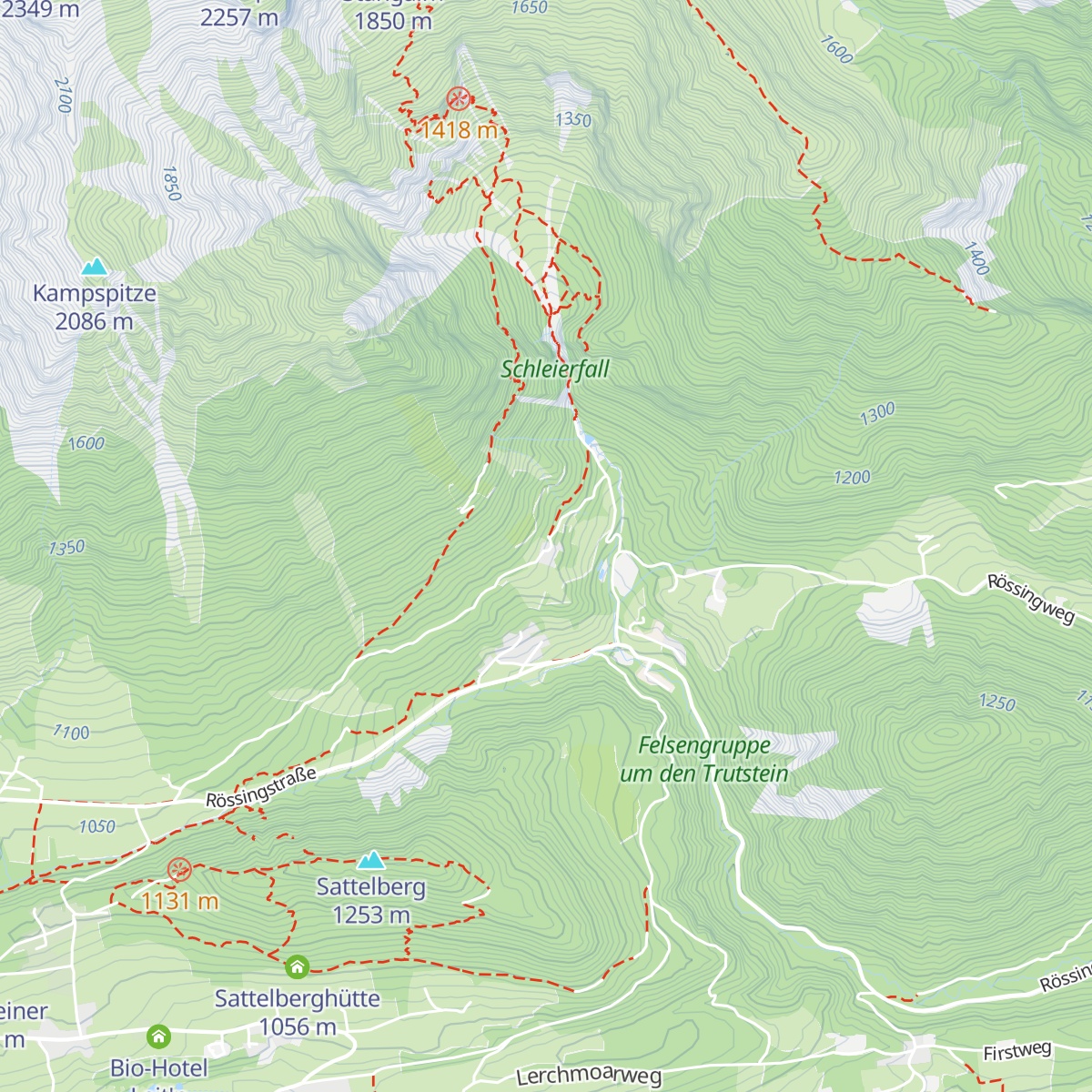 Jausenstation Fliegenpilz map