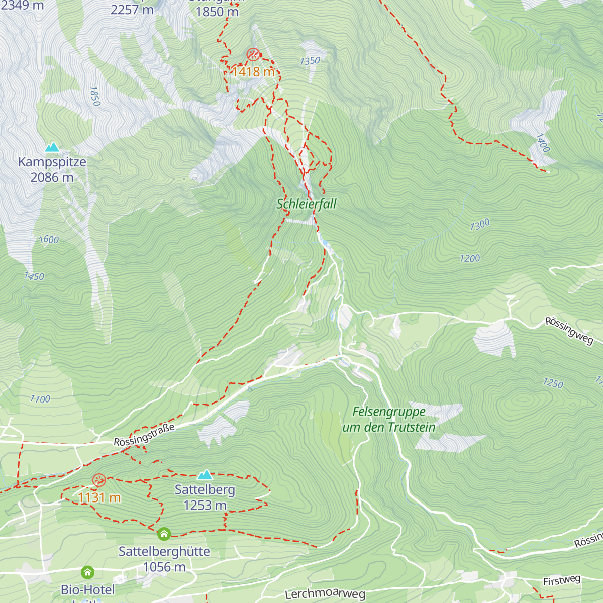 Jausenstation Fliegenpilz map
