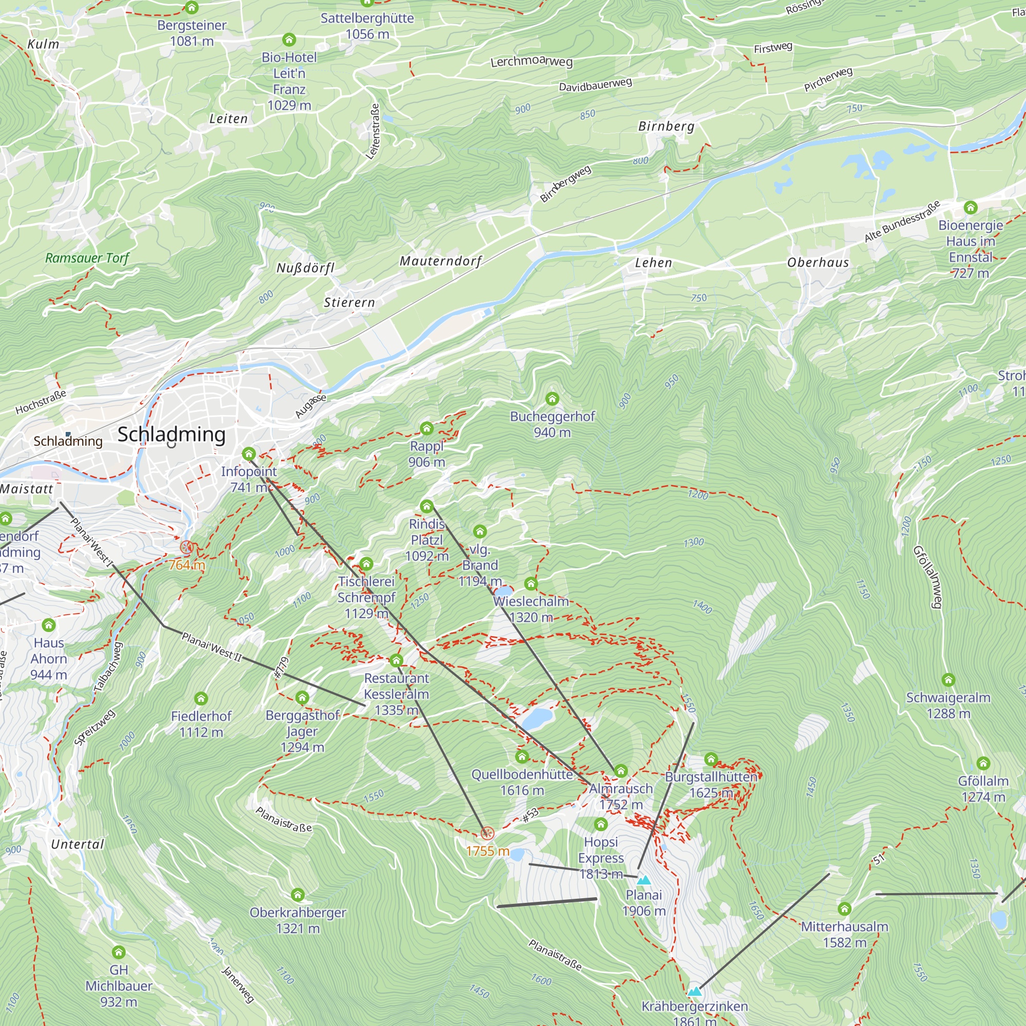 Pension Wieslechnerhof map