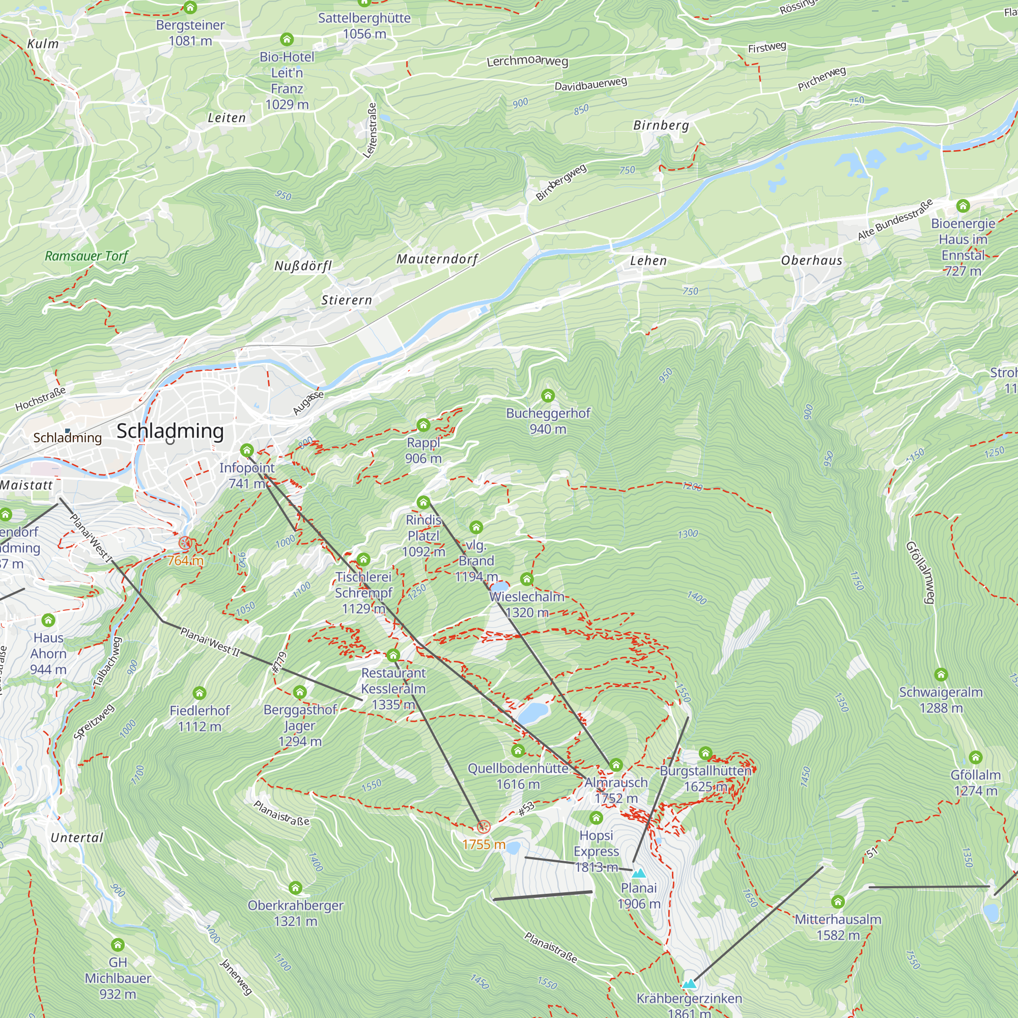 Pension Wieslechnerhof map