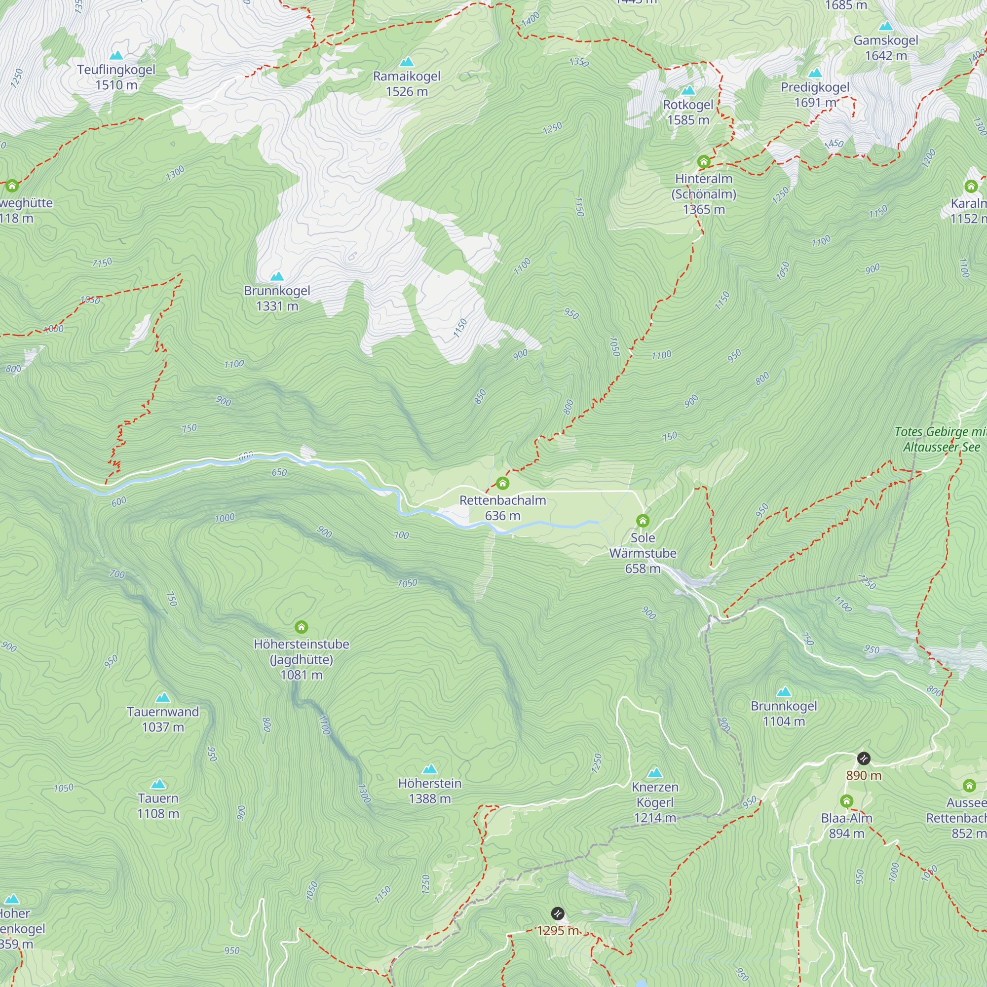 Rettenbachalm map