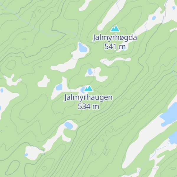 Map of Jalmyrhaugen