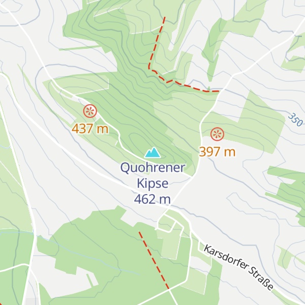 Map of Quohrener Kipse